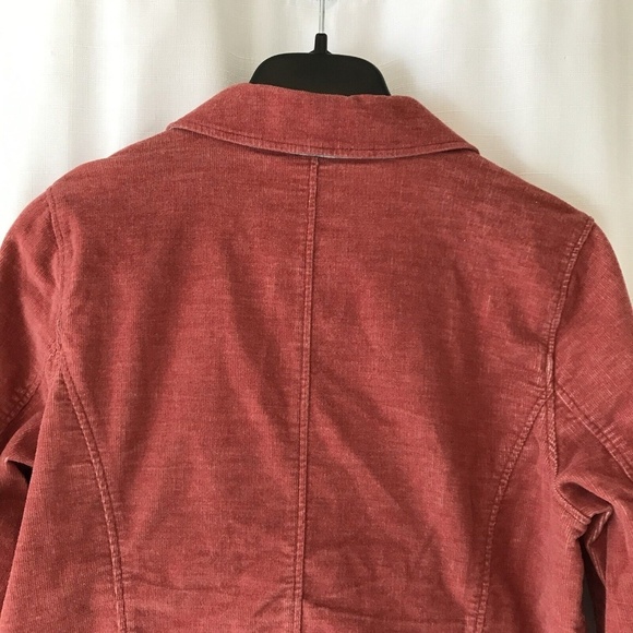Sundance Women's Corduroy Velvet Blazer Size 6p Jacket Pink Cotton - Picture 9 of 13
